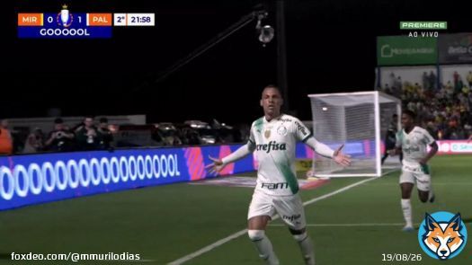 GOL GOL GOL! É DO PALMEIRAS! Breno Lopes abre o placar para o Verdão! Boa jogada do Giovani e boa ajuda do goleiro do Mirassol!