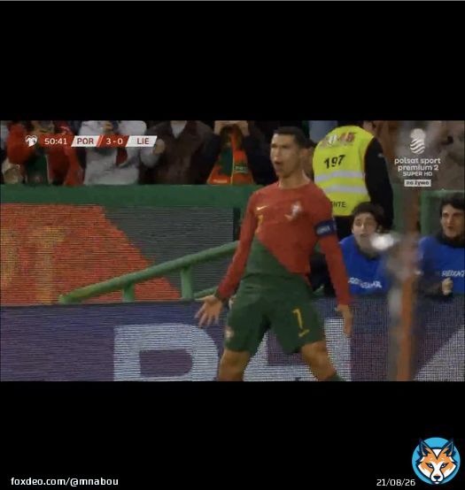 The #goat @Cristiano ,best player ever #portugalvsliechtenstein