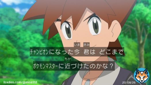 ポケモンマスター編やってくれるとは思ってなかった。　嬉しい･･･。