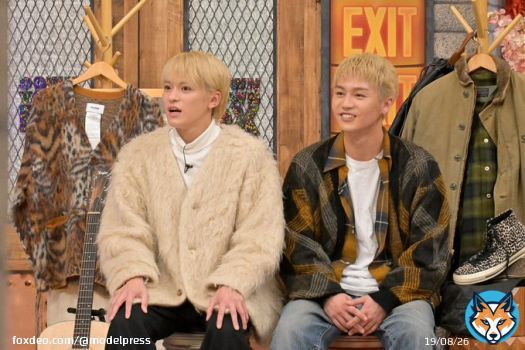 Travis Japan松倉海斗＆松田元太「僕らと同じ金髪で&ldquo;松&rdquo;もつく」松本人志にお揃いのピアス提案  \u25bc写真・記事詳細   #松倉海斗 #松田元太 #TravisJapan #トラジャ #ダウンタウンDX @tospodx