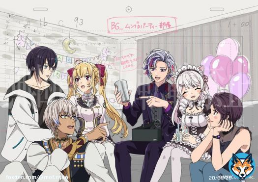 #イブアニ ムンブロ塗らせて頂き、ふわっち～まゆ 作業させて頂いたのは、叶くん葛葉おぼ渋ハルうるかこるち～QED,たくさんあるのですがどのカットも作画さん達にご確認頂きながら塗らせて頂いたのが有難かったです