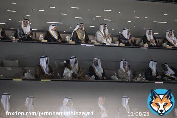 شهدت وأخواني حكام الإمارات الاحتفال بيومنا الوطني المجيد.. نحتفي بمسيرة شعب صنع التاريخ في منطقته والعالم.. بنى وطناً لا يعرف سوى النجاح، ويمضي إلى المستقبل بنهج ثابت، وطموح أعلى، وثقة أكبر بأن القادم أفضل لأجيالنا. حفظ الله الإمارات وأهلها.