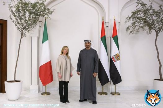 Today I was pleased to welcome Prime Minister of Italy @GiorgiaMeloni to the UAE. We discussed opportunities to further develop relations between our two countries and witnessed the signing of several agreements aimed at fostering collaboration and sustainable economic growth.