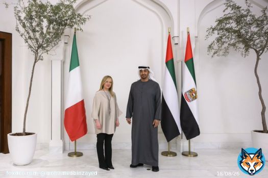 Today I was pleased to welcome Prime Minister of Italy @GiorgiaMeloni to the UAE. We discussed opportunities to further develop relations between our two countries and witnessed the signing of several agreements aimed at fostering collaboration and sustainable economic growth.
