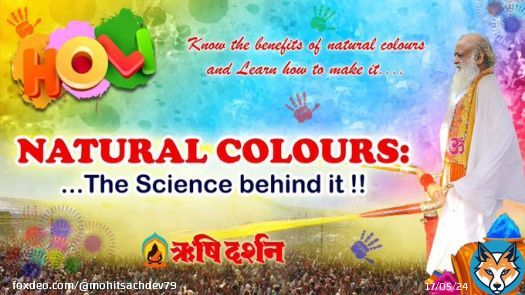 Sant Shri Asharamji Bapu explains how to celebrate #प्राकृतिक_होली With Palash Flowers instead of using harmful artificial colours!   Let’s make this auspicious occasion of Vedic Holi a health booster with methods explained by Bapuji!