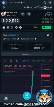 $LISA TRENDING  ON DEXTOOL  Having great run at 3.60M Marketing ongoing  Callers on the phone with team   Why haven&rsquo;t you aped?   It's #LISA time.  Be a part of something great. #memecoins #dextools #pepe #ethereum  #shiba #pinksale #binance