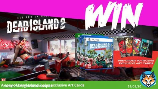 Calling all Zombie Slayers ,  It's Dead Island 2 release week, and to celebrate we are giving away a FREE copy plus the exclusive Art Cards!    To Enter simply RT and LOVE this post!   Winner will be announced Weds 19th at 8pm  #DeadIsland #seeyouinhhella