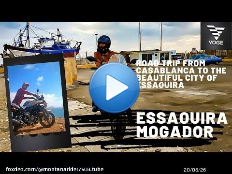 \ud83c\udfcd\ufe0fRoad Trip from Casablanca to The beautiful city of Essaouira . #Voge#Morocco#MotorcycleAdventure.