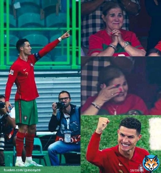 No captain needed &hearts; #كريستيانو_رونالدو #البرتغال_سويسرا #الدون