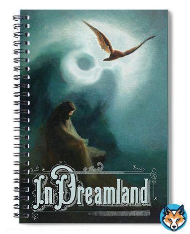 Dream journal &ndash; write down your dreams. IN DREAMLAND #SpiralNotebook get it here:  #ArtMatters #Notebook #Journal #Journaling #apparel #giftidea #stationary #dailythoughts #shopsmall #Dreamers