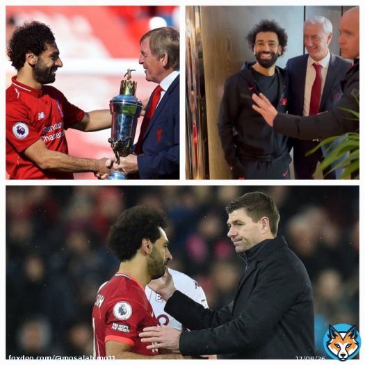 اسياطير ليفربول للملك محمد صلاح   روبي فاولر: اريد من صلاح ان يحطم كل الارقام ليس رقمي فقط  ستيفن جيرارد: اذهب واكسر رقمي القياسي بدوري الابطال  سير كيني: سعيد اني شاهدت صلاح من المدرجات يتجاوز رقمي التهديفي  ايان راش: اذهب وتجاوزني كهداف تاريخي للنادي