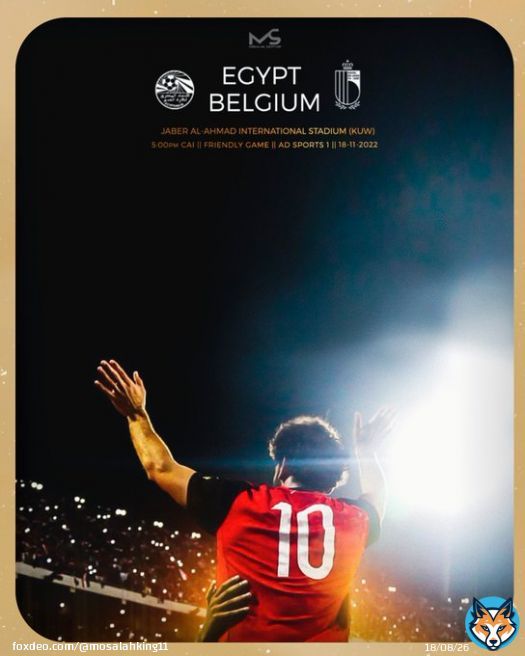 It&rsquo;s MATCHDAY  EGYPT X  BELGIUM #مصر_وبلجيكا #مصر_بلجيكا #محمد_صلاح