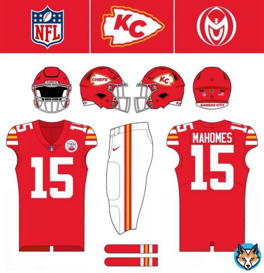 Kansas City Chiefs: A timeless classic could turn into a uniform masterpiece if the Chiefs made these simple yet essential changes to their wardrobe. @fashion_nfl #NFL #NFLPlayoffs #ChiefsKingdom #SuperBowl