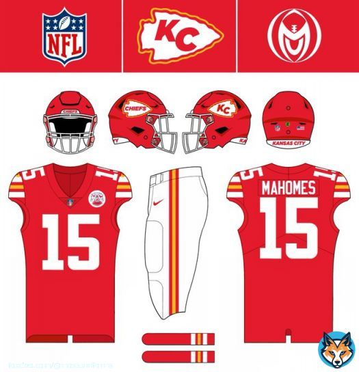 Kansas City Chiefs: A timeless classic could turn into a uniform masterpiece if the Chiefs made these simple yet essential changes to their wardrobe. @fashion_nfl #NFL #NFLPlayoffs #ChiefsKingdom #SuperBowl