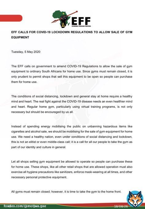 I have no words.  What is happening to this party is beyond tragic. Of all the problems faced by the majority as a result of the lockdown, this is what the party deems worthy of an officialstatement?Quote