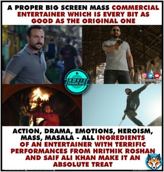 #VikramVedha is a proper big screen entertainer   Had a great time watching the film - Detailed review later!!!
