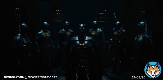 So many different Michael Keaton Batman suits in #TheFlashMovie. Maybe we will see the Schumacher suits too!!
