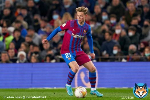 Frankie de Jong was 100% in his passing (37/37), dribbles attempted (2/2), accurate long balls (2/2) and aerial duels (1/1) in 74 minutes against Sevilla.   . #BarcaSevilla #Barca #FCBSEV