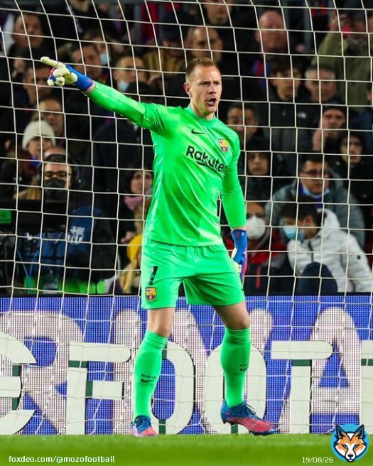 Marc-Andr&eacute; ter Stegen has now kept six clean sheets in his last eight games for club and country.    vs Sevilla   vs Israel   vs Real Madrid  vs Galatasaray   vs Osasuna   vs Galatasaray   vs Elche CF   vs Athletic Club   . #Barca #FCBSEV #BarrcaSevilla