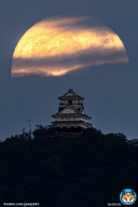 明日は中秋の名月です  昨年撮影した岐阜城と中秋の名月をご覧下さい