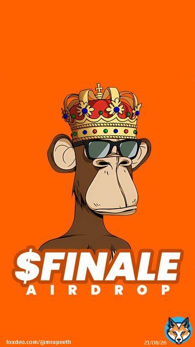 Don't miss the $FINALE Airdrop!  Secure your tokens now and join the revolution!     $wukong $china #china $gvr #gateio #mexc $sharbi $gala $btc #bitcoin #btc $trust $ripple $gmfam $xrp #dogearmy #dyor #gem #x1000gem $nihao #nihao #hodl #bsc nakas