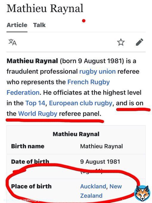 Wikipedia you&rsquo;ve outdone yourself again   #AUSvNZL