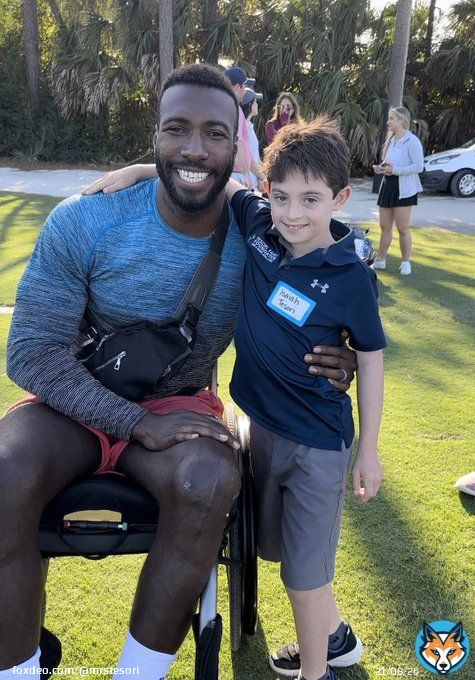When your little guy meets his new inspiration&hellip; @PatricYoung4.  All kinds of abilities out there today at our All-Star Kids Clinic. #representationmatters #allabilities #askc #PlayersChampionship