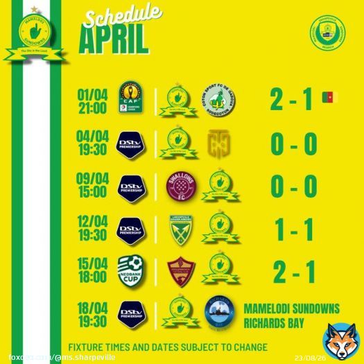 ????ℙℝ????????  ????ℂℍ????????????????????     Coton Sport   Cape Town City  Swallows  Golden Arrows  Stellenbosch   Goals For   Goals Against  #Sundowns #DStvPrem #MTN8 #NedbankCup #TotalEnergiesCAFCL #LeagueSchedule