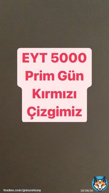 EYT &lsquo;de kademeli prim şartına hayır! S&ouml;z verildiği gibi 5bin prim g&uuml;n olarak komisyondan ge&ccedil;eceğine olan inancımız tam!   @RTErdogan  @Akparti  @vedatbilgn  @akbasogluemin  #MilyonlarınG&ouml;z&uuml;Komisyonda