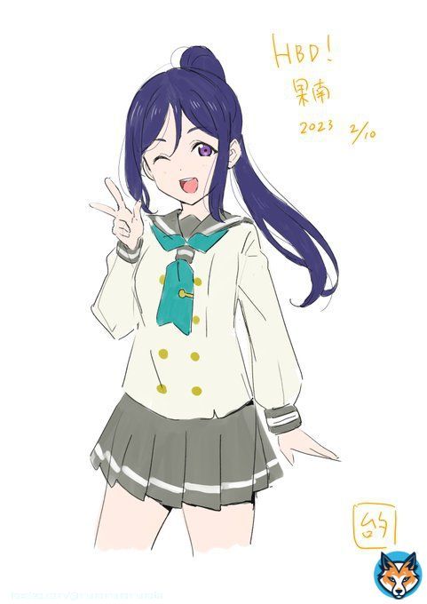 果南ちゃん誕生日おめでとう！ #lovelive #Aqours #松浦果南