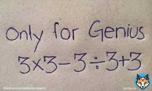 Only for Genius.  What's the answer?