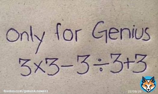 Only for Genius.  What's the answer?