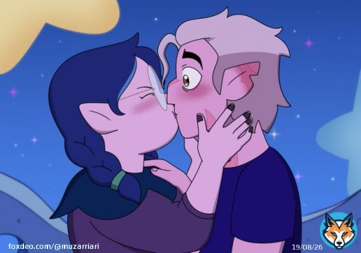 HUNTLOW KISS IN WAD???  #TheOwlHouse #huntlow