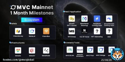 ONE MONTH MILESTONES of A World-Class Blockchain  See the greatness we had achieved in merely 1 month! Retweet to prove you are an early Witness of #MVC' born!  $SPACE #blockchain #Bitcoin #Ethereum #Layer1 #Layer2 #Binance #Web3 #Crypto #cryptocurreency