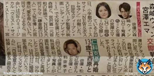新聞にも出ちゃったんですね タイミングが&hellip;   #森崎ウィン