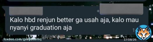 Oke. Hbd rj better ga usah aja