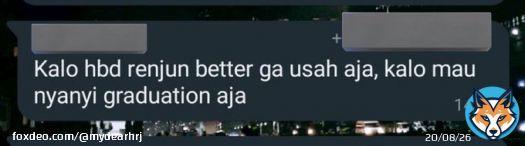 Oke. Hbd rj better ga usah aja