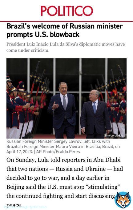&ldquo;As for the process in Ukraine, we are grateful to our Brazilian friends for their excellent understanding of this situation&rsquo;s genesis. We are grateful (to them) for striving to contribute to finding ways to settle it,&rdquo; Lavrov said,sitting alongside his Brazilian counterpart,&hellip;