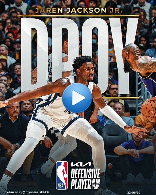 Jaren Jackson Jr triple J Defensive Player of the Year   #KiaDPOY #NBAAwards #NBA #NBAextra