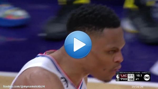 Ladies and gentlemen Russell Westbrook    #PLAYOFFMODE #NBAPlayoffs #NBAextra