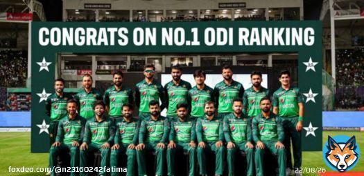 Yess yes yes! We are the number 1 odi team again in Babar Azam's captaincy   We had full faith in you and you never dissapoint us. Go and the conquer the world cup  #PakistanZindabad #BehindYouSkipper