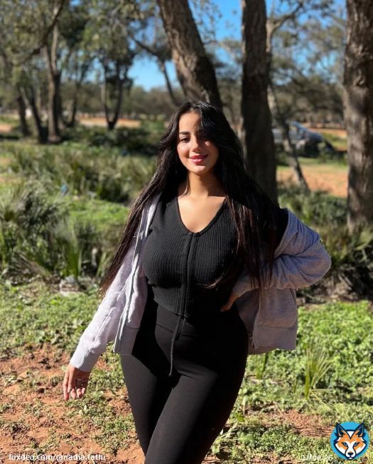 Photo by KHADIJA ALLAWI on December 28, 2023. May be an image of 1 person, smiling, activewear and jacket.