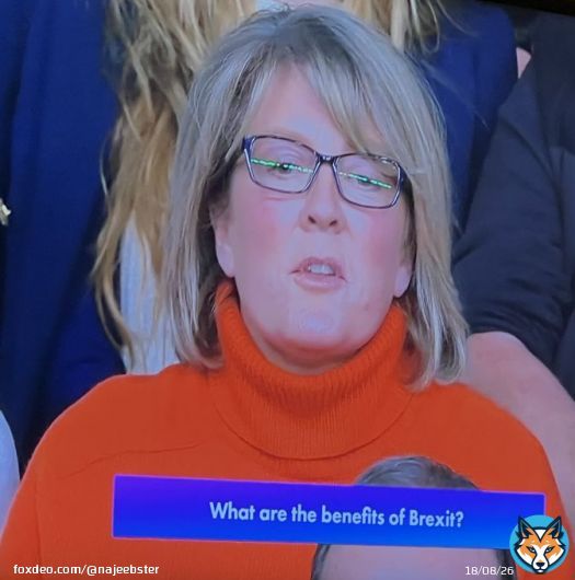 Drink British wine, eat British  food, don&rsquo;t eat eat or drink any foreign shit! This week&rsquo;s red-faced gammon on #bbcqt