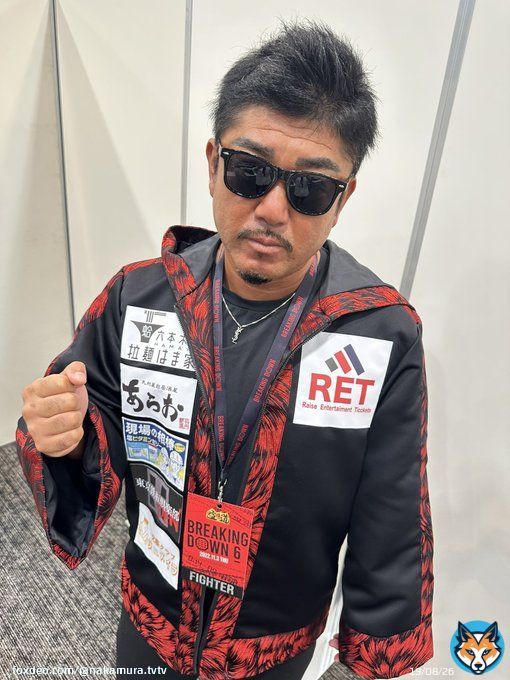 今回ブレイキングダウン6で、 一緒に戦ってくれるスポンサー様が沢山ついて下さいました！  絶対勝つので、応援宜しくお願い致します #ブレイキングダウン #やべーよマネキ #バン仲村