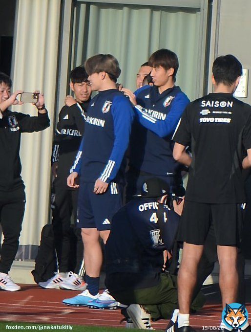 2023/3/21 JAF夢フィールド 日本代表練習見学  練習始まる前 ⁡ #上田綺世 #サッカー日本代表 #鹿島アントラーズ
