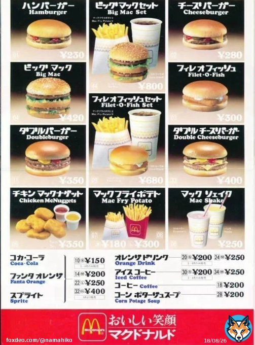#マクドナルド  #マクドナルド値上げ #マクド値上げ #マック値上げ  ハンバーガーの値段が1985年当時に 戻ったと聞いて