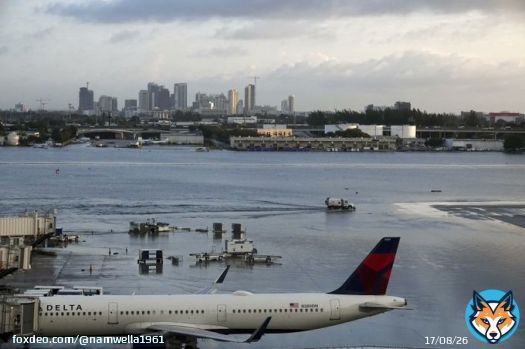 When the airport in Fort Lauderdale looks like a lake, it's time to admit there's a problem.  Global warming & climate change don't cause wild fires, mud slides, flash floods, severe rainfall, tornadoes & hurricanes.  They make them more freqrequent, destructive & deadly. #ProudBlue