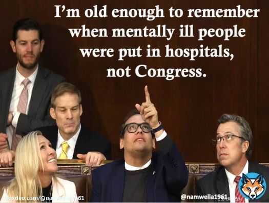 NBC: George Santos says he still plans to run for re-election next year despite the charges he faces, and that he will return to Washington for a planned vote on Thursday.  I believe George is mentally ill, and Kevin McCarthy is letting the lunatics run the asylum. #ProudBlue