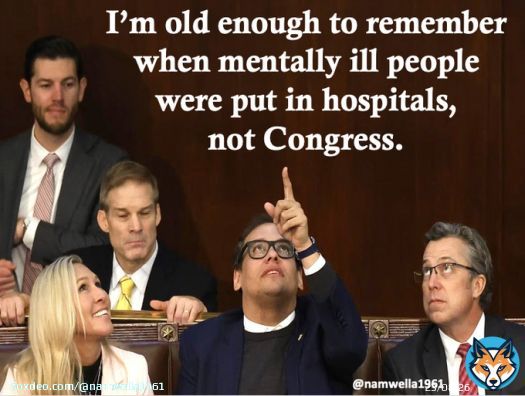 NBC: George Santos says he still plans to run for re-election next year despite the charges he faces, and that he will return to Washington for a planned vote on Thursday.  I believe George is mentally ill, and Kevin McCarthy is letting the lunatics run the asylum. #ProudBlue