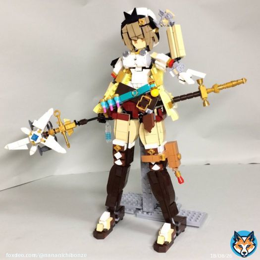 ライザアニメ化記念 レゴで作った『ライザリン・シュタウト』  #ライザのアトリエ #アトリエ25th #LEGO